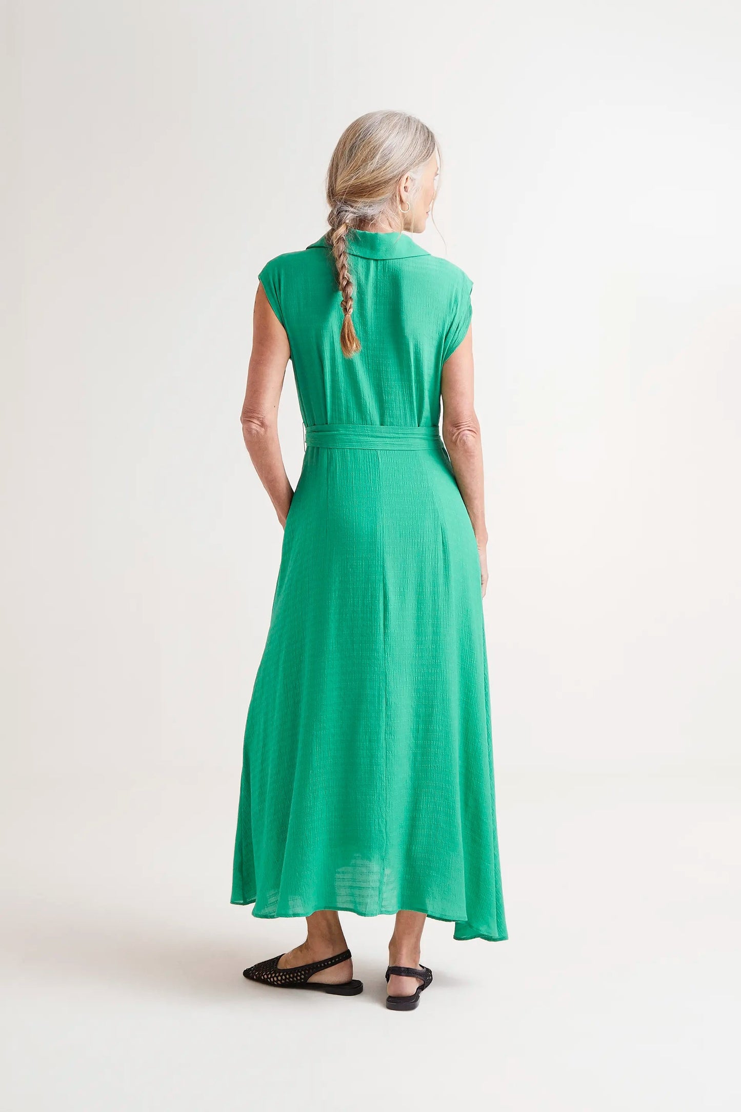 Fluid Green Dress
