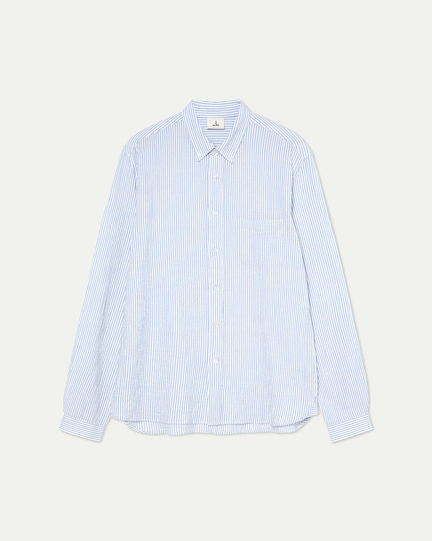 Branco Azure Stripes Long Sleeve Shirt