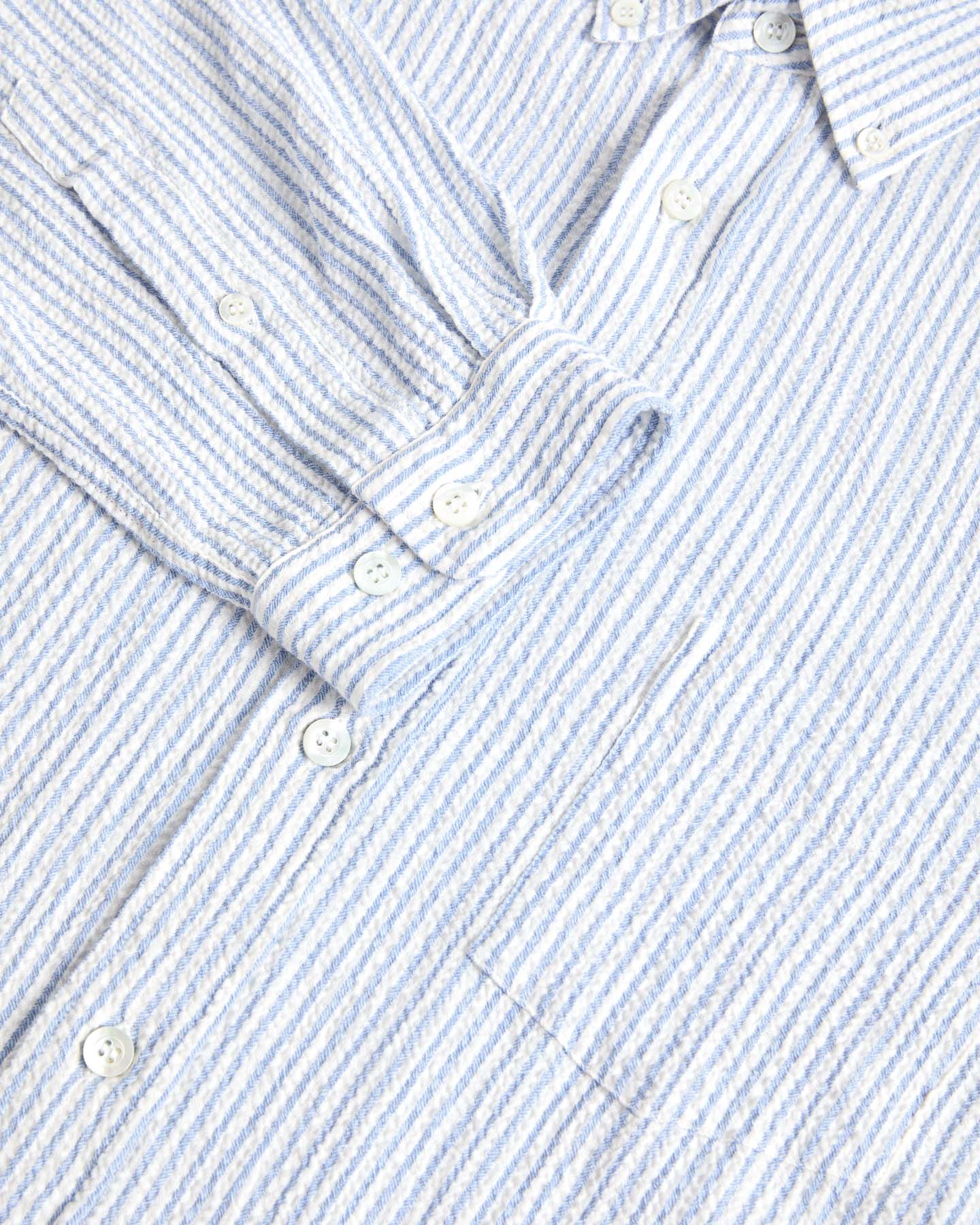 Branco Azure Stripes Long Sleeve Shirt