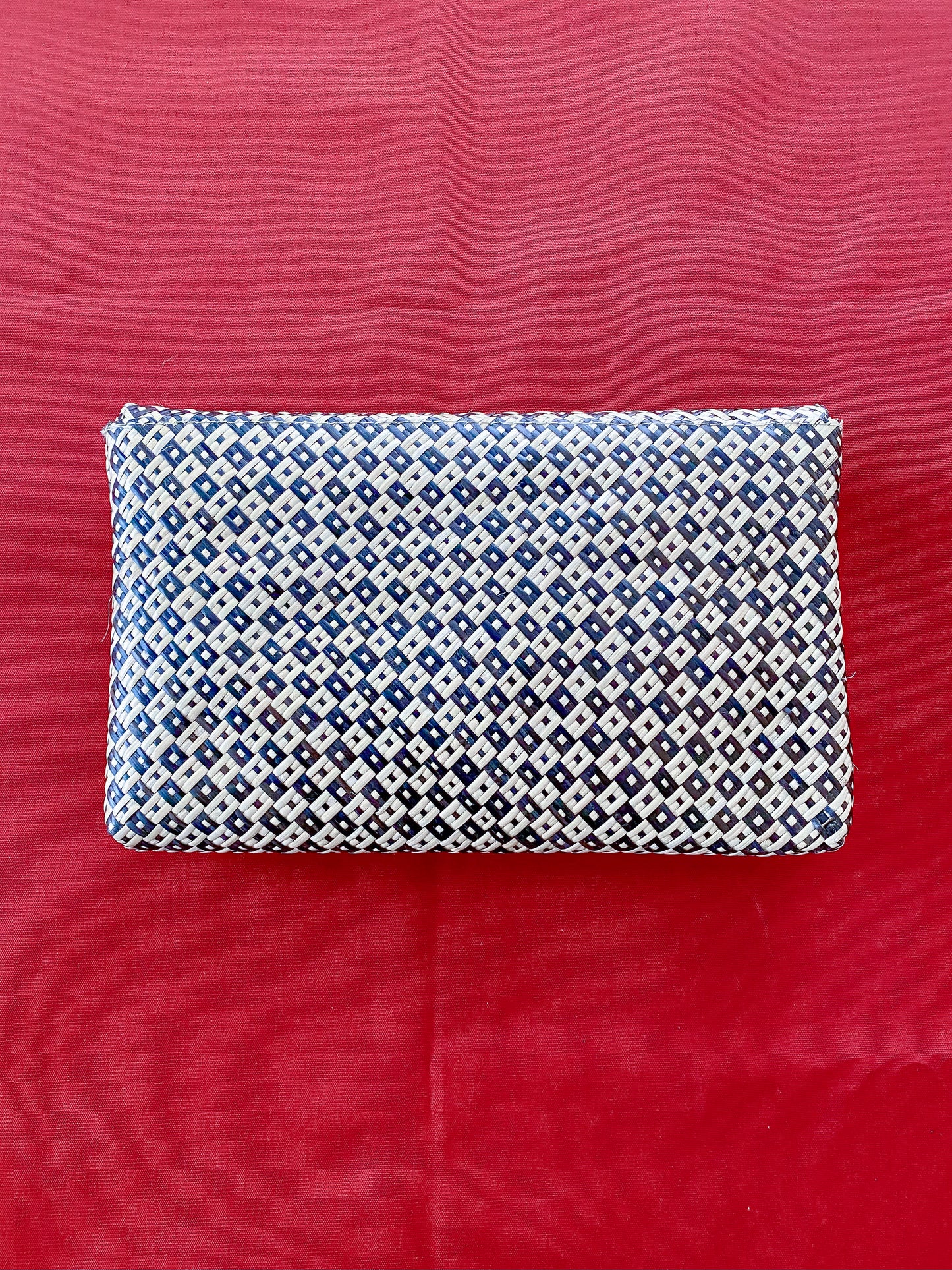 Chess Rattan Clutch