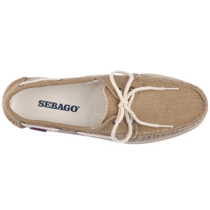 Dockside Portland Washed Canvas Beige Camel