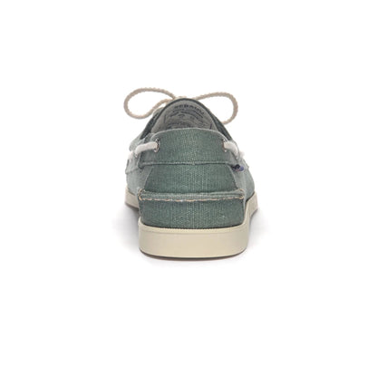 Dockside Portland Washed Canvas Green Military