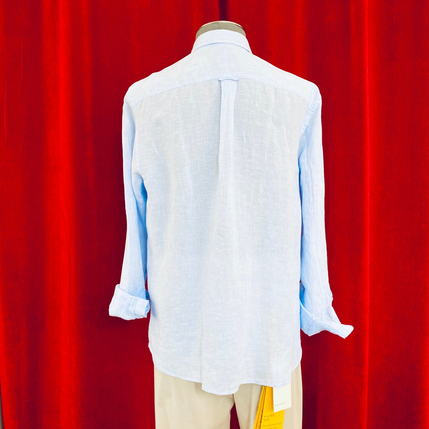 Azure White Linen shirt Long sleeve