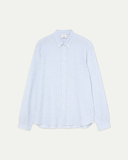 Branco Azure Stripes Long Sleeve Shirt