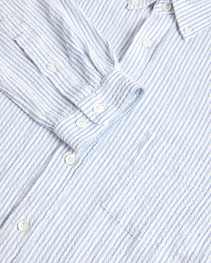 Branco Azure Stripes Long Sleeve Shirt