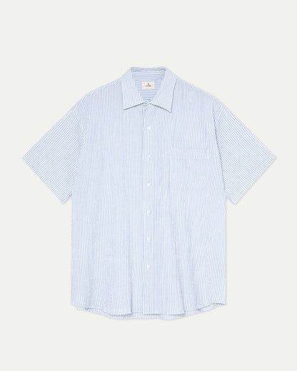 Roque Azure Stripes  Shirt