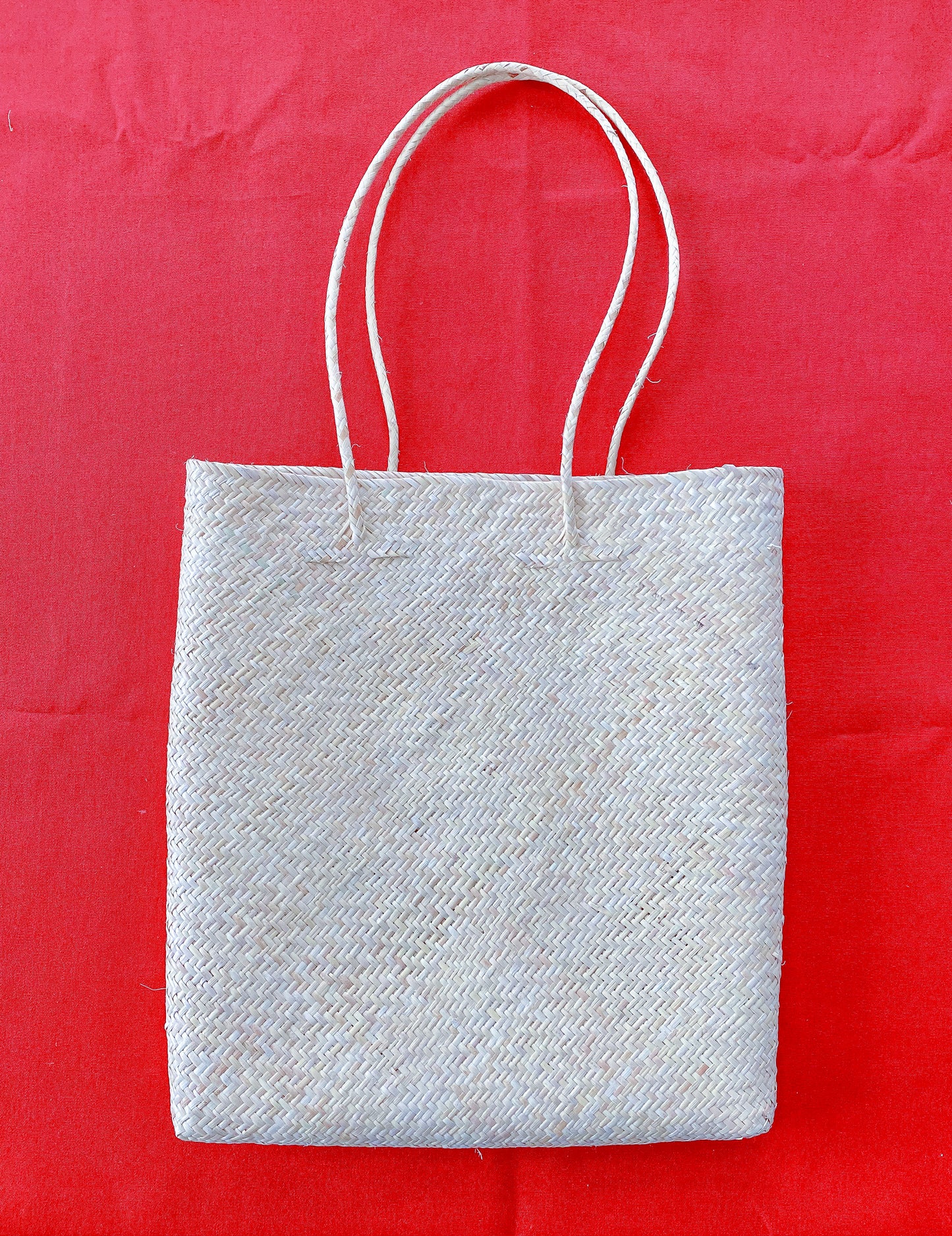 Natural Rattan Flat Bag